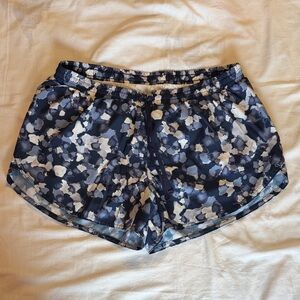 Old Navy Blue and White Women's Athletic Shorts